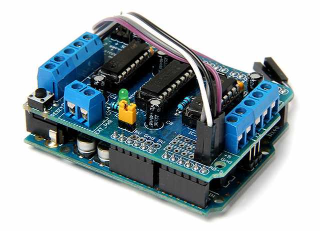 Arduino-Uno и Motor-Shield