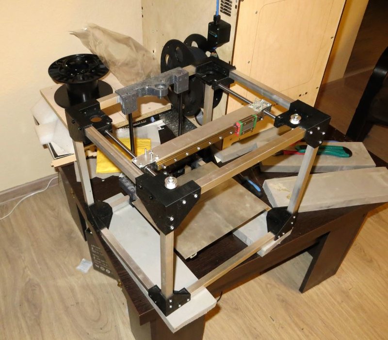 002 H-BOT на квадратном профиле 24 10 2018.JPG (112.24 КБ) 4291 просмотр 002 H-BOT на квадратном профиле 24 10 2018.JPG