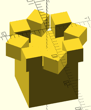 Моделирование в OpenSCAD для 3D печати - Башня