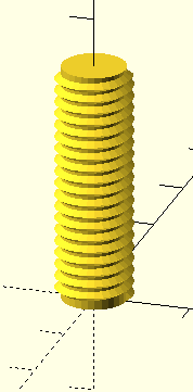 Моделирование в OpenSCAD для 3D печати - Шпилька