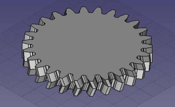 Freecad создание шестерни