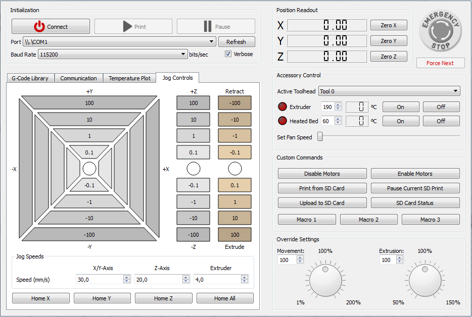 Simplify3D. Часть 2. Интерфейс