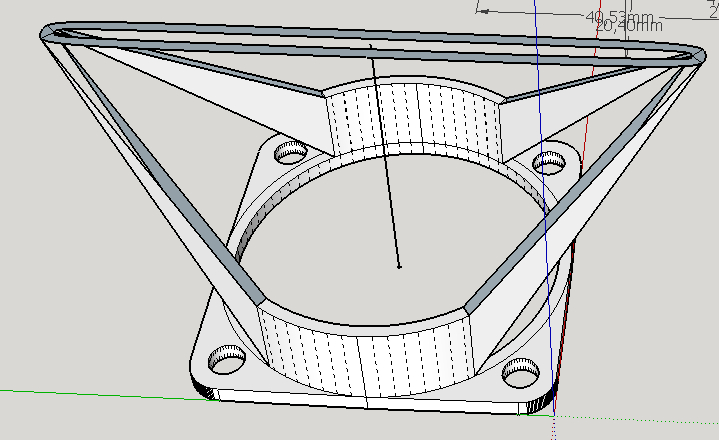 Моделирование в SketchUp. Воздуховод