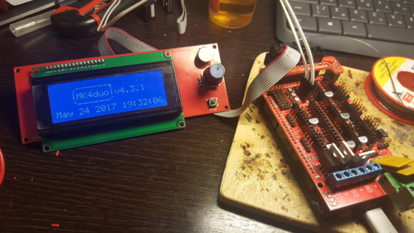 "Hacked" RAMPS 1.4 + Arduino Due + RepRapDiscount Smart Controller