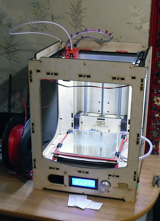 Знакомство с миром 3D печати или путь от Printrbot к SR-Printer-у